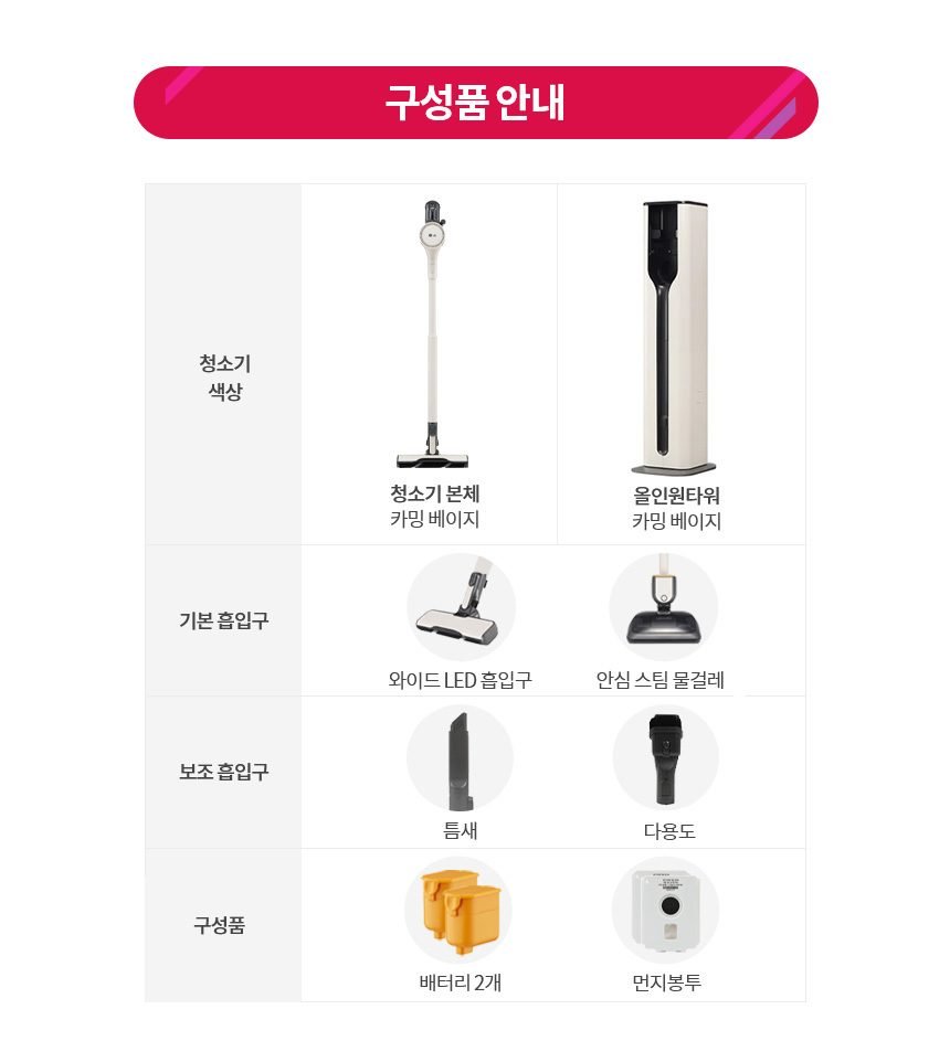 LG 코드제로 A9S 오브제컬렉션 무선청소기 AU9882WD 안심스팀 물걸레