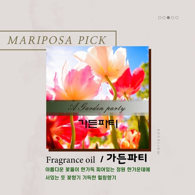 마리포사 디퓨저 핑크솔트 클래식장미 조명등디퓨저 150ml