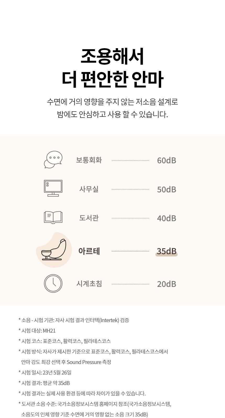 LG 힐링미 오브제컬렉션 아르테 안마의자 MH21BB 코지베이지 리클라이닝/온열시트/블루투스